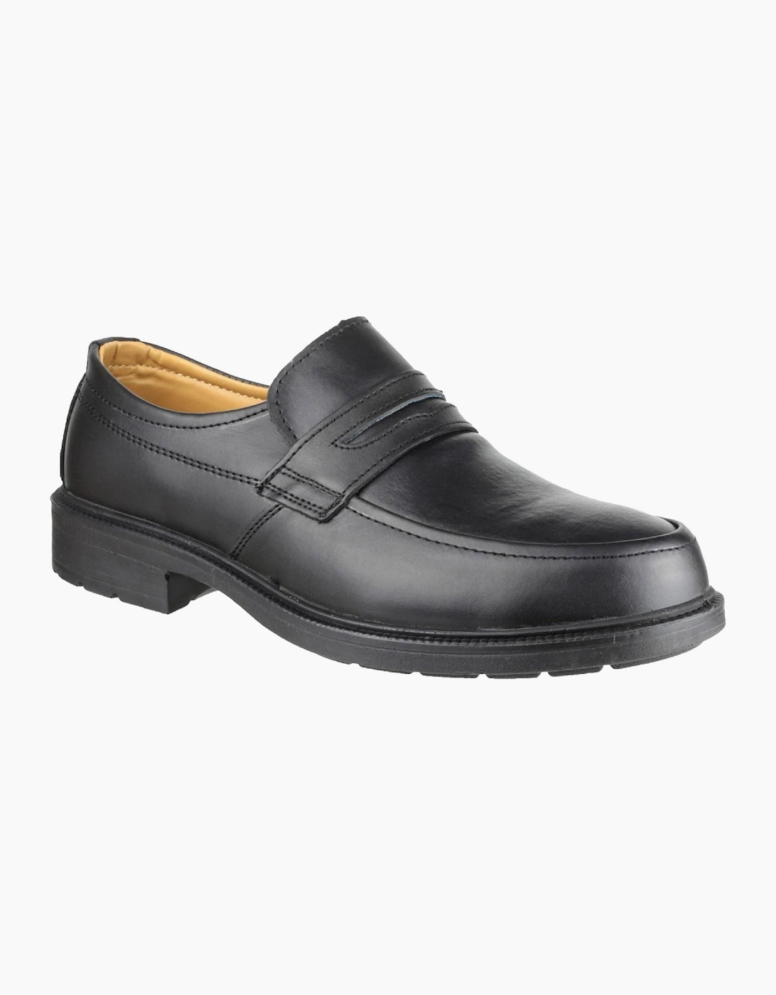 Amblers Safety FS46 Leather Loafers Mens Black