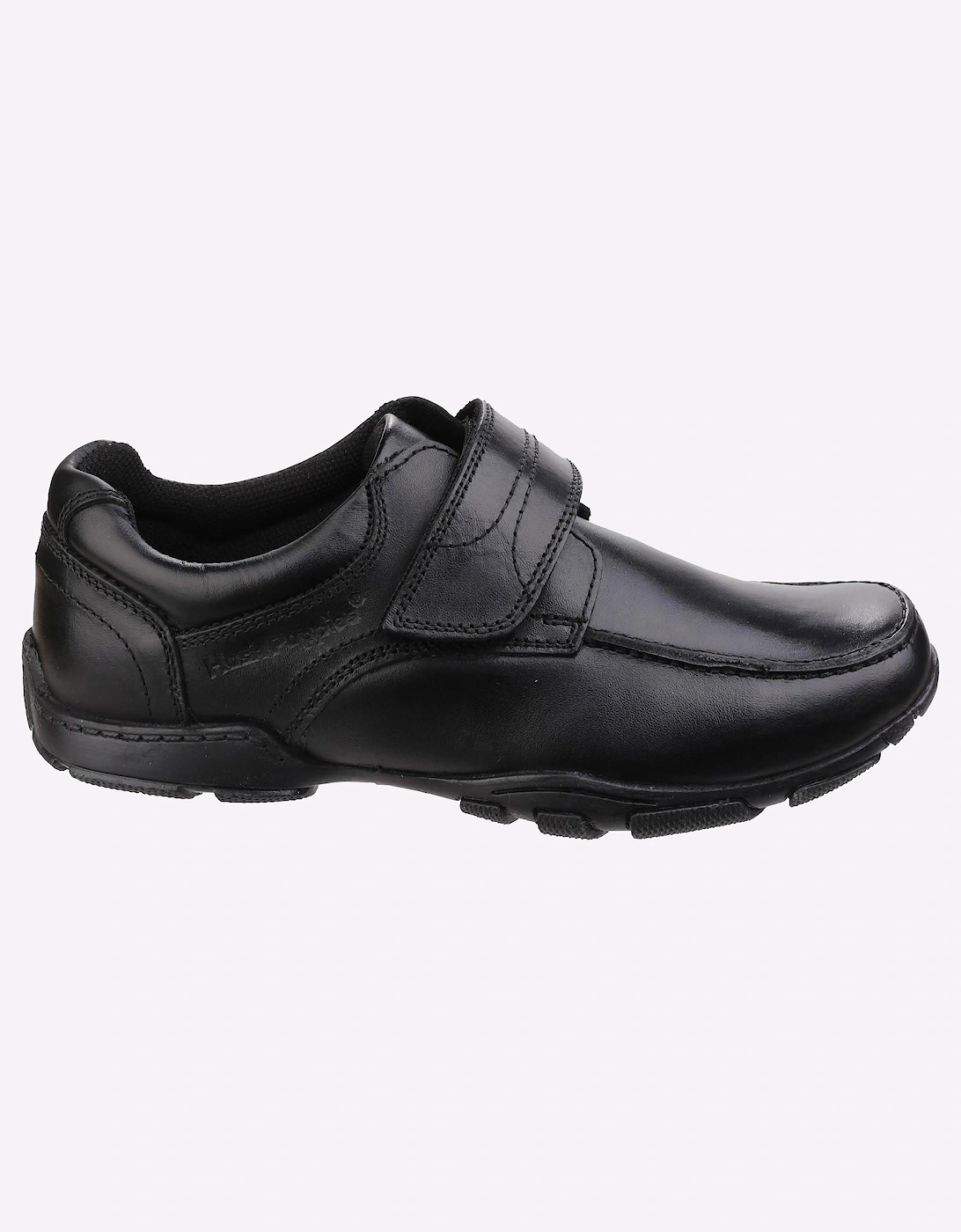 Hush Puppies Freddy 2 Leather Junior Boys Shoes Black