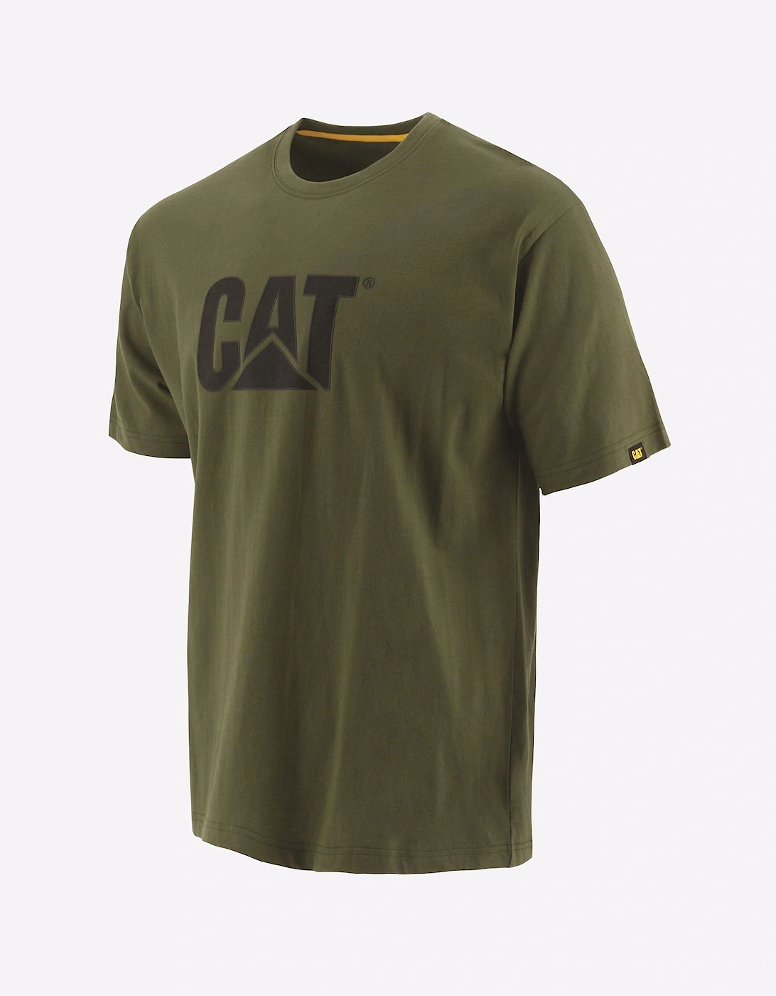 Caterpillar Men's Caterpillar Trademark Logo T-Shirt Mens Chive - Green
