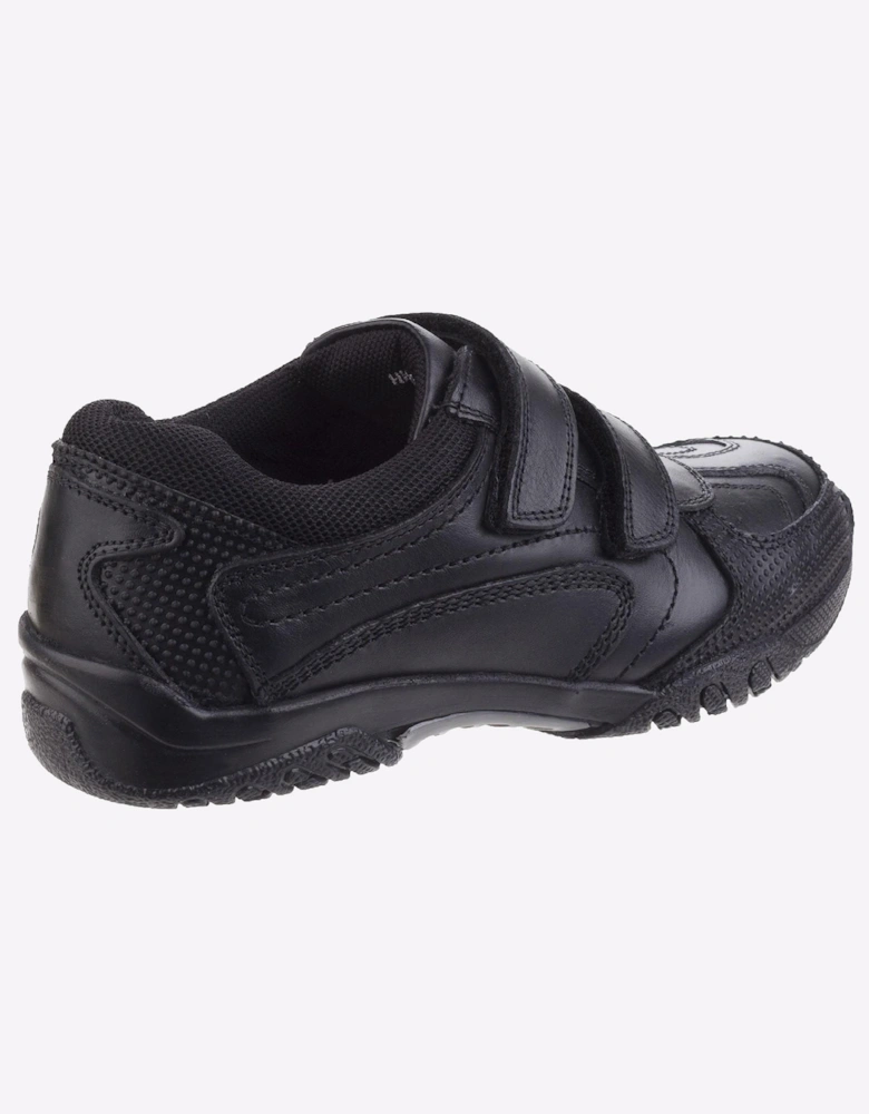 Hush Puppies Jezza Senior Boys Mens Shoes Black
