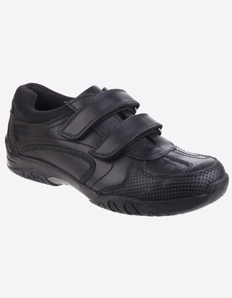 Hush Puppies Jezza Senior Boys Mens Shoes Black