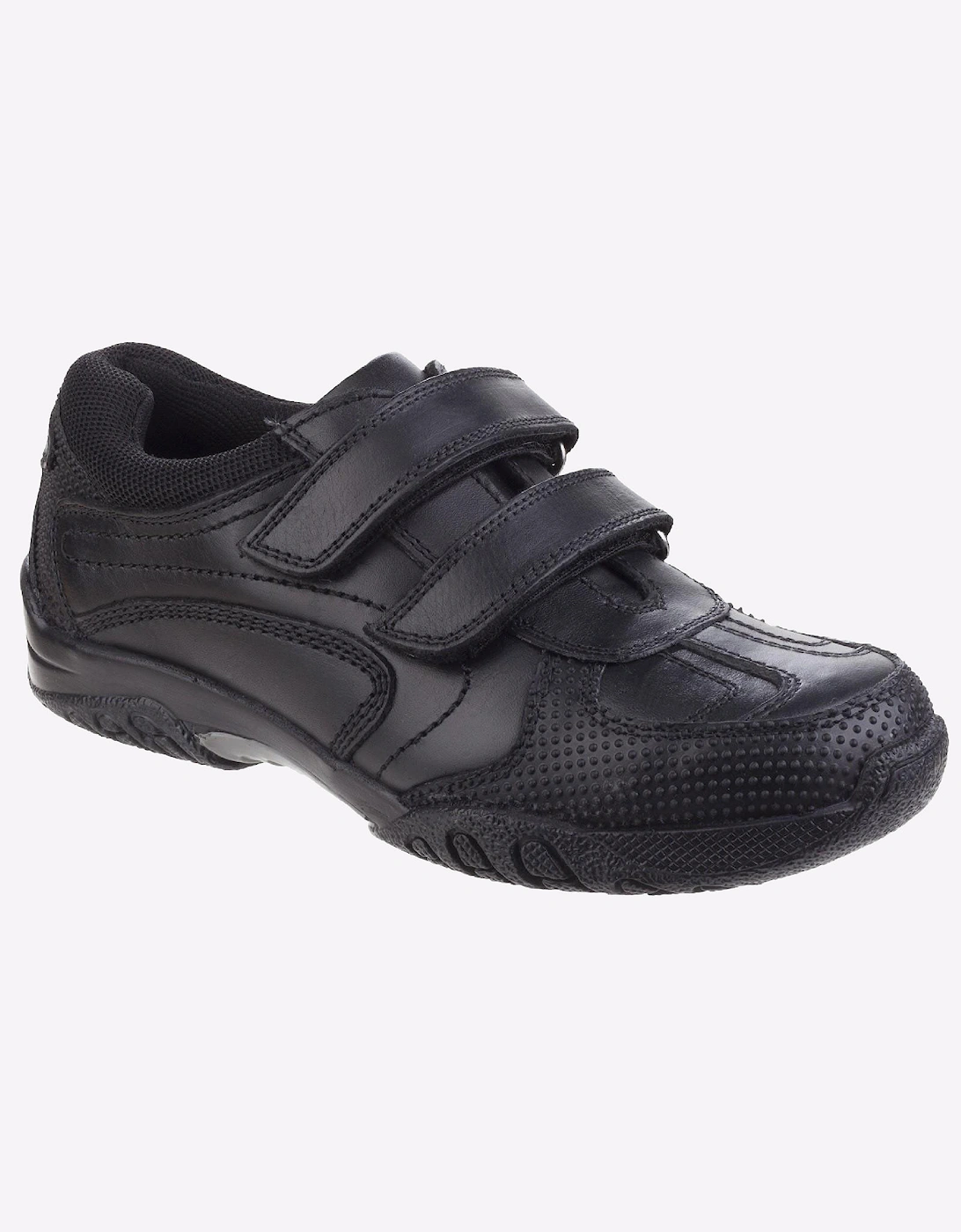 Hush Puppies Jezza Senior Boys Mens Shoes Black