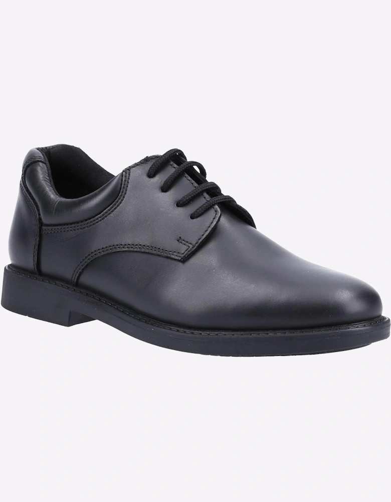 Hush Puppies Tim Senior Boys Mens Shoes Black