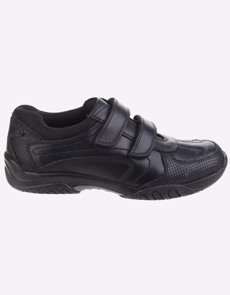 Hush Puppies Jezza Senior Boys Mens Shoes Black