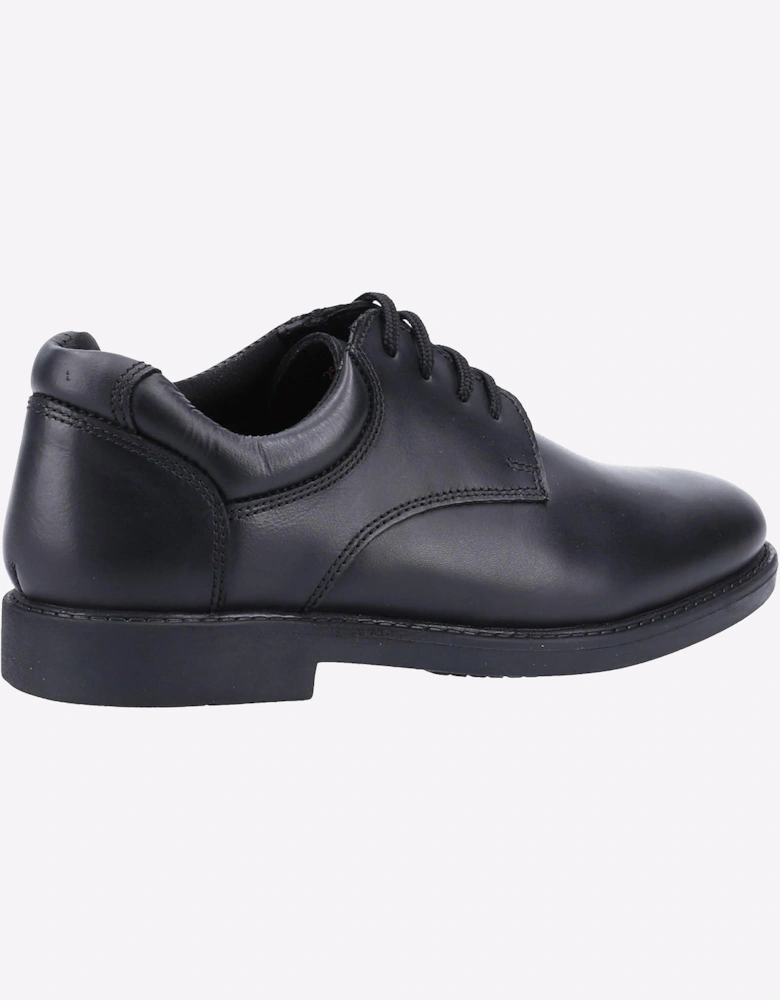Hush Puppies Tim Senior Boys Mens Shoes Black