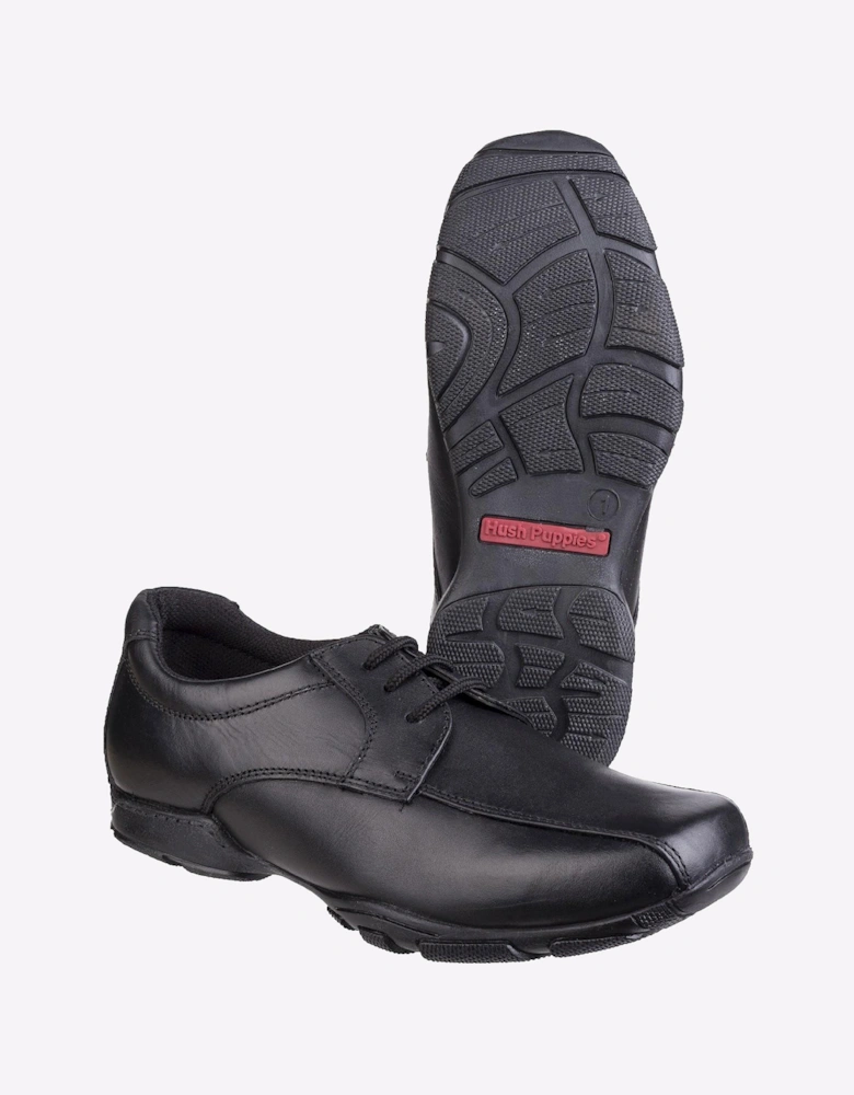 Hush Puppies Vincente Senior Boys Mens Shoes Black