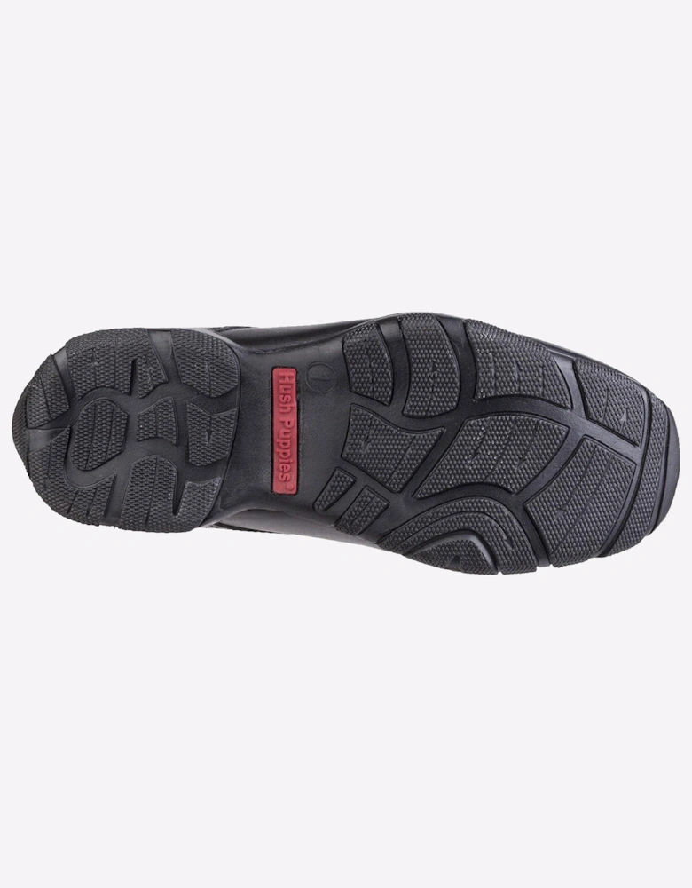 Hush Puppies Vincente Senior Boys Mens Shoes Black