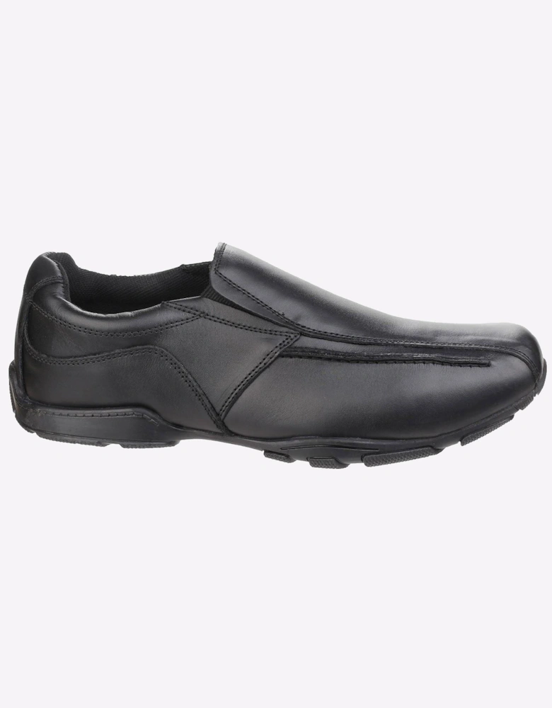 Hush Puppies Bespoke Senior Boys Mens Shoes Black