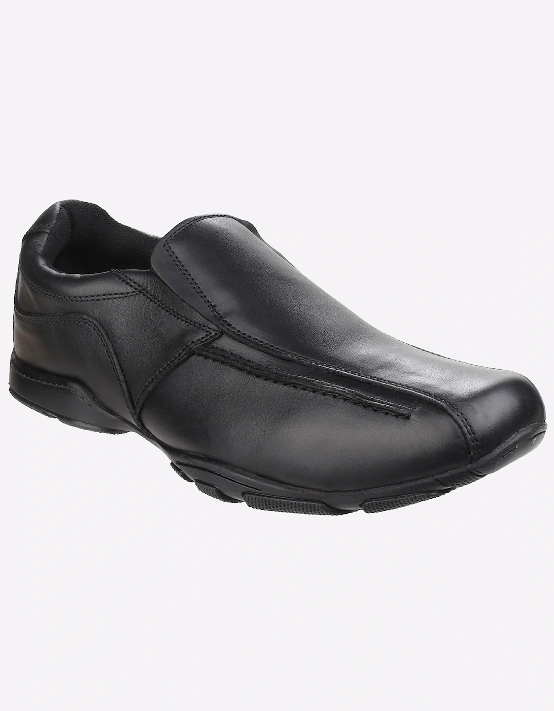 Hush Puppies Bespoke Senior Boys Mens Shoes Black