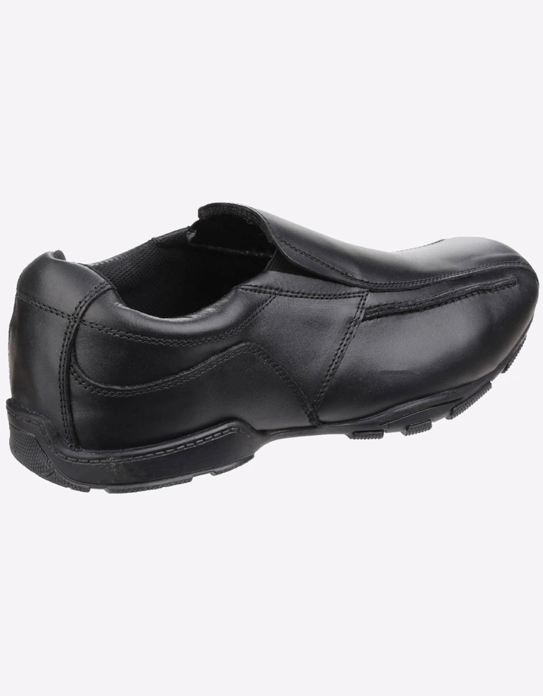Hush Puppies Bespoke Senior Boys Mens Shoes Black