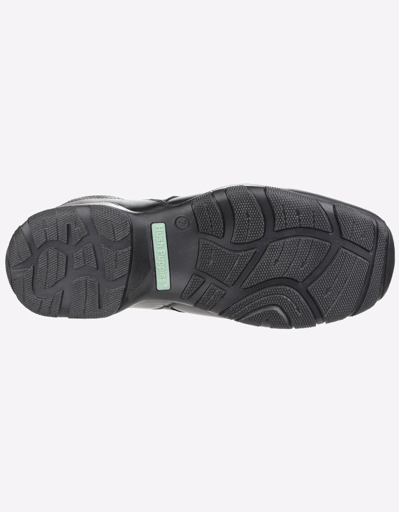Hush Puppies Bespoke Senior Boys Mens Shoes Black