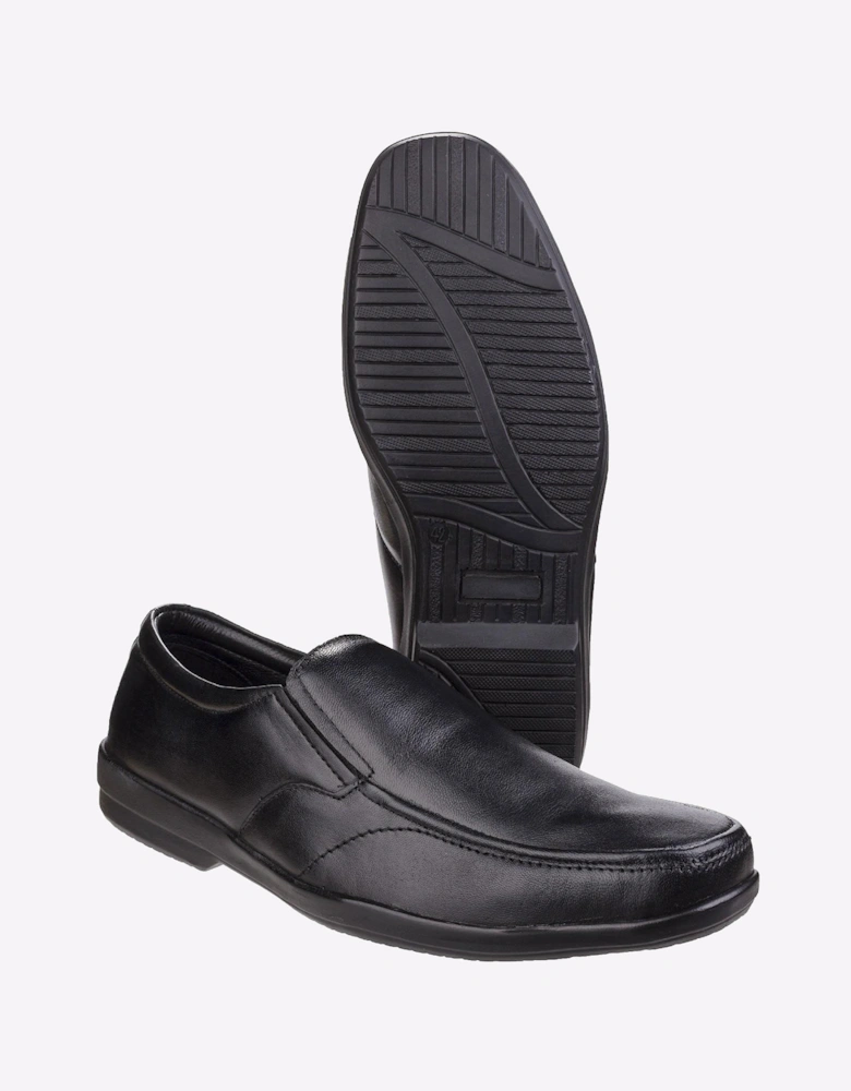 Fleet & Foster Alan Leather Mens Black