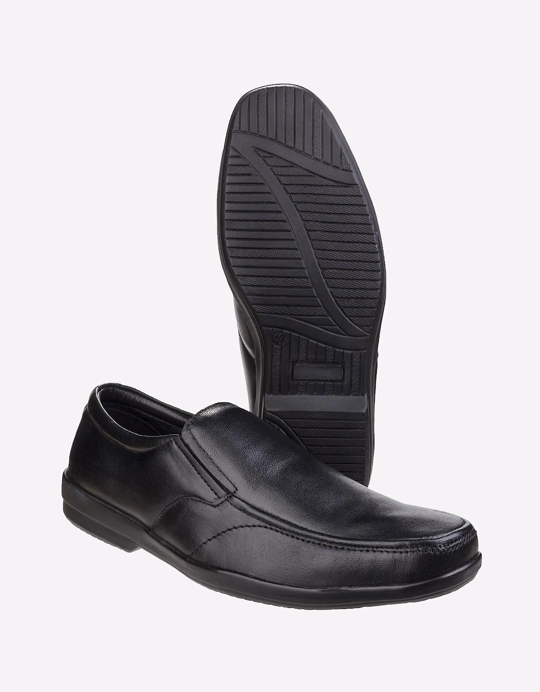 Fleet & Foster Alan Leather Mens Black