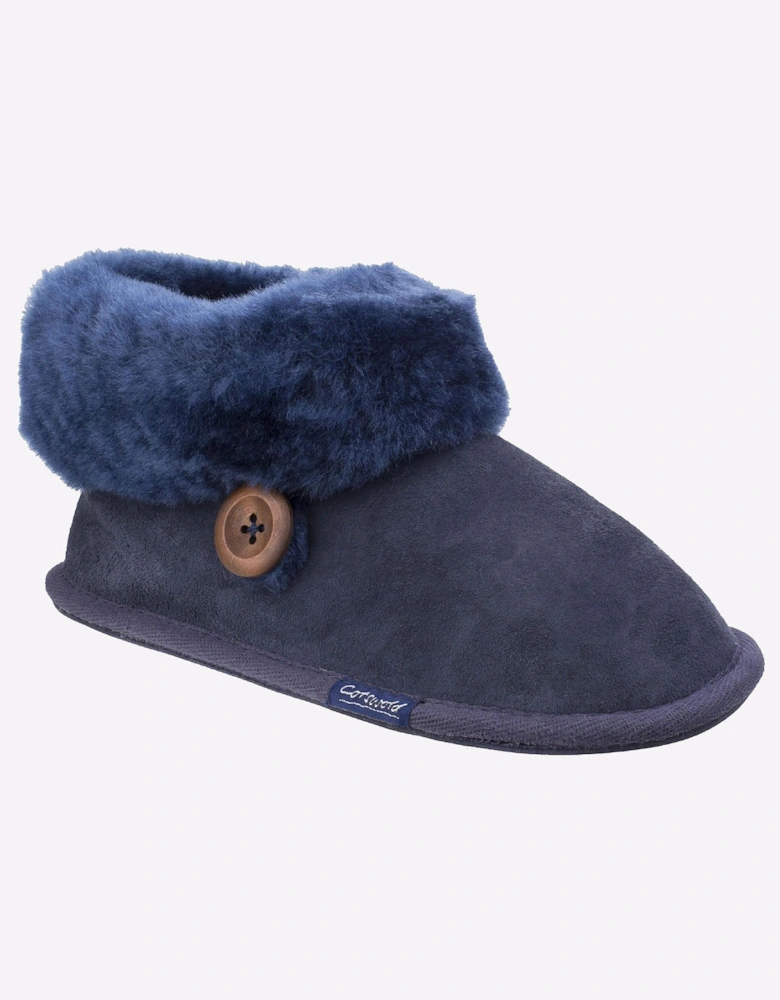 Cotswold Wotton Sheepskin Womens Dark Blue White
