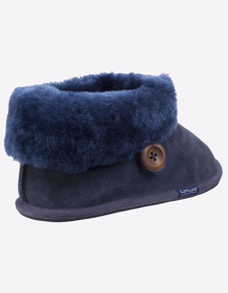 Cotswold Wotton Sheepskin Womens Dark Blue White