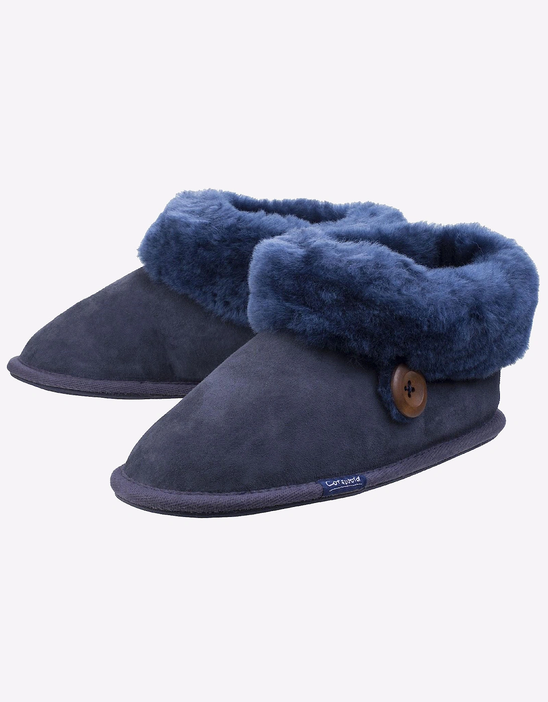 Cotswold Wotton Sheepskin Womens Dark Blue White