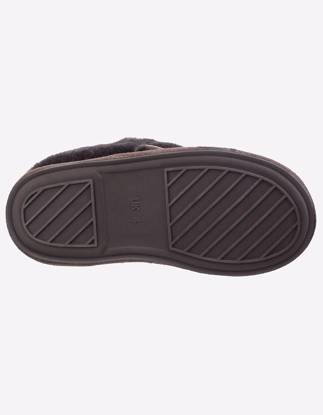 Cotswold Wotton Sheepskin Bootie Slipper Womens Girls Chocolate