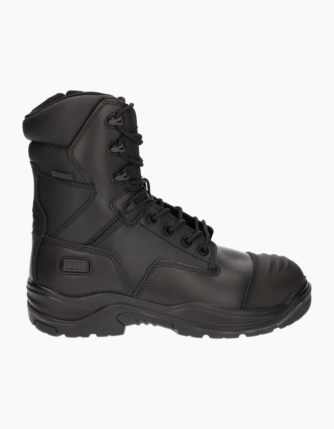 Magnum Rigmaster 8.0 Side-Zip CT CP WP Uniform Safety Boot Mens Black