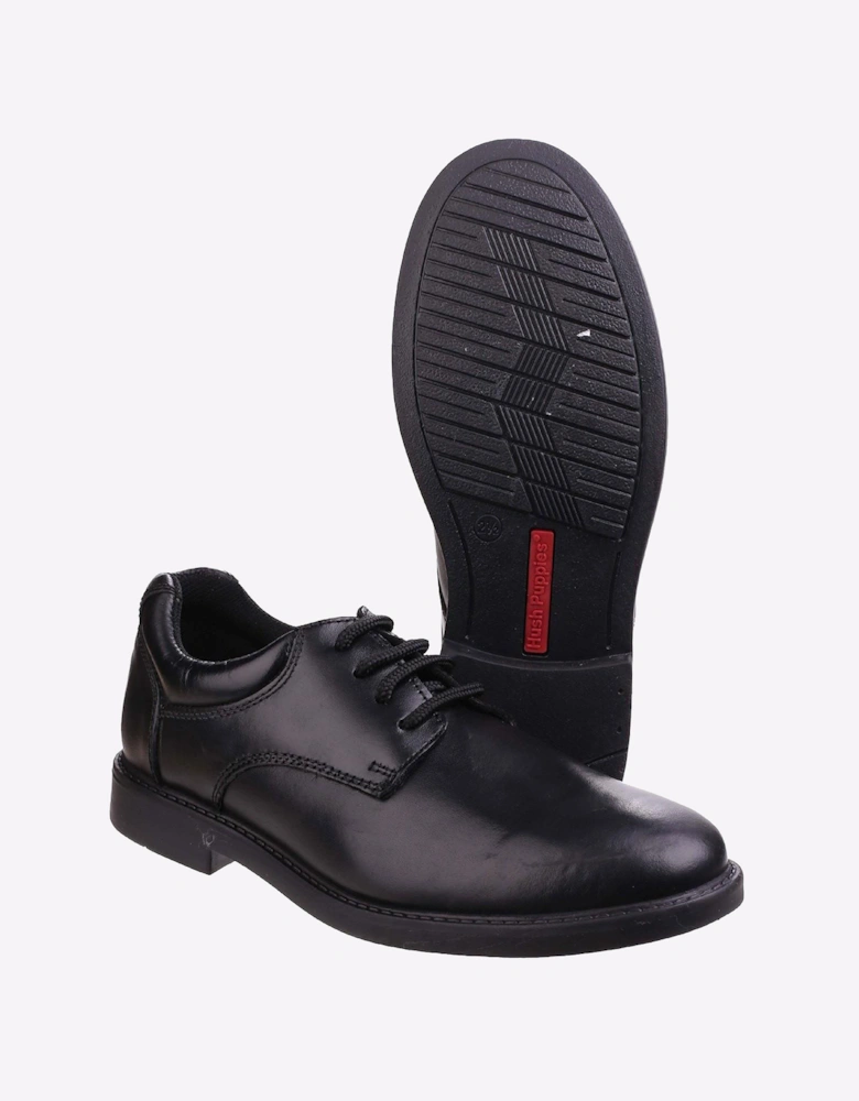 Hush Puppies Tim Junior Shoes Black