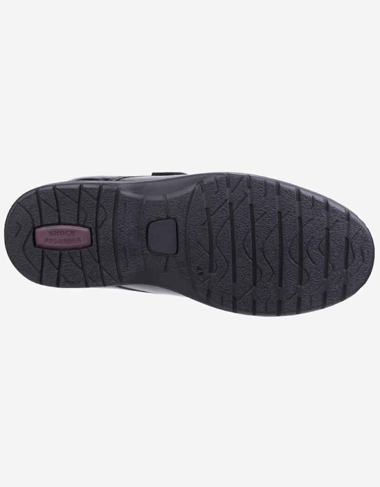 Fleet & Foster Fred Leather Mens Black