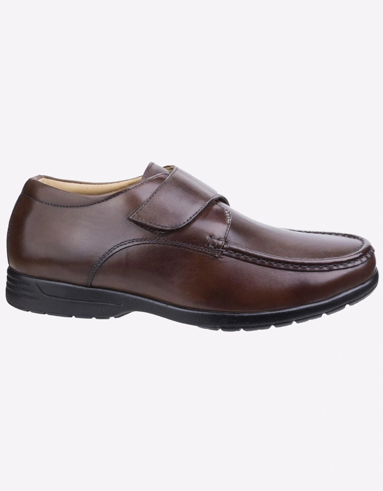Fleet & Foster Fred Leather Mens Shoes Brown