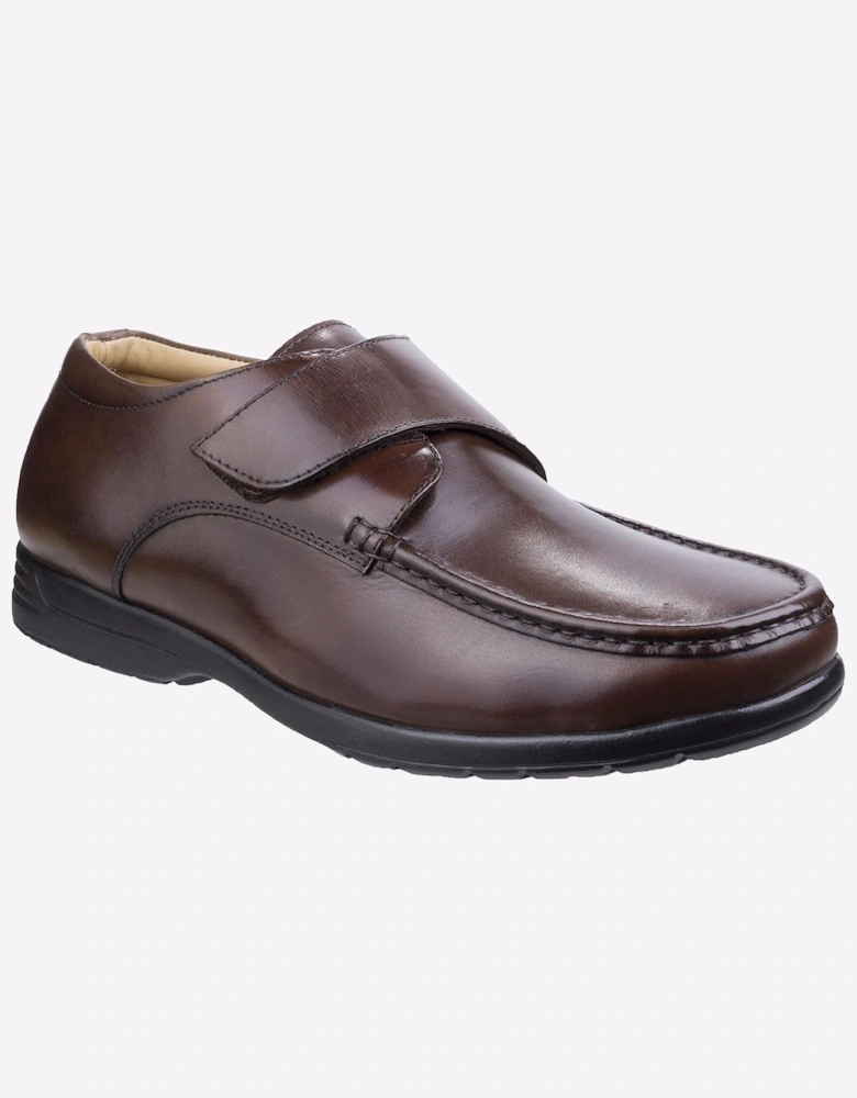 Fleet & Foster Fred Leather Mens Shoes Brown