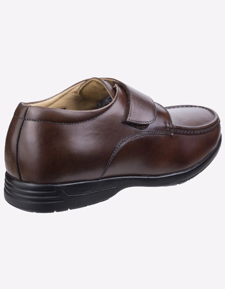 Fleet & Foster Fred Leather Mens Shoes Brown