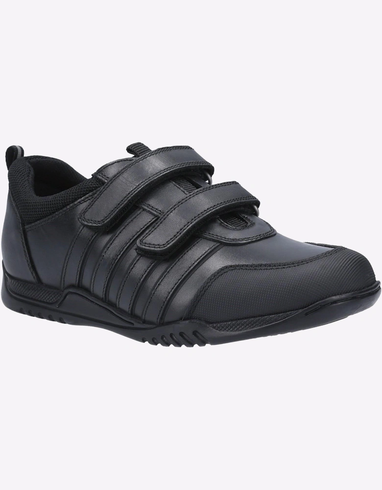 Hush Puppies Josh Junior School Shoes Black