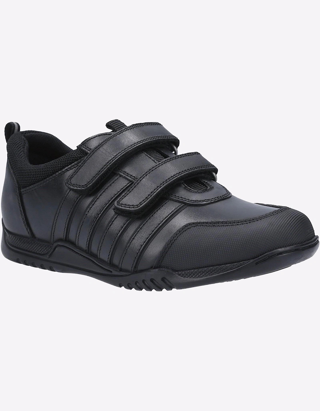 Hush Puppies Josh Junior School Shoes Black
