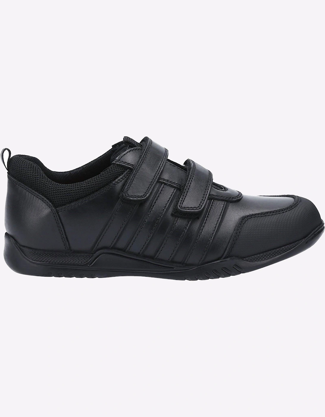 Hush Puppies Josh Junior School Shoes Black