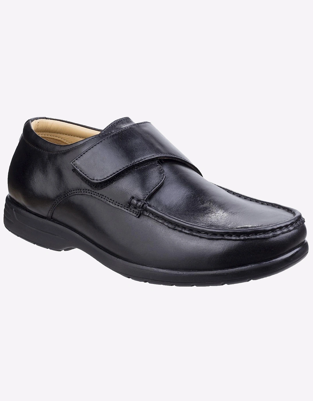 Fleet & Foster Fred Leather Mens Black