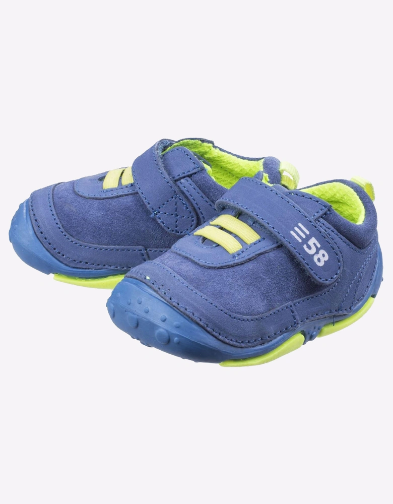 Hush Puppies Harry Pre-Walker Memory Foam Infants Shoes Blue