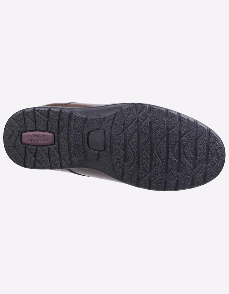 Fleet & Foster Fred Leather Mens Shoes Brown