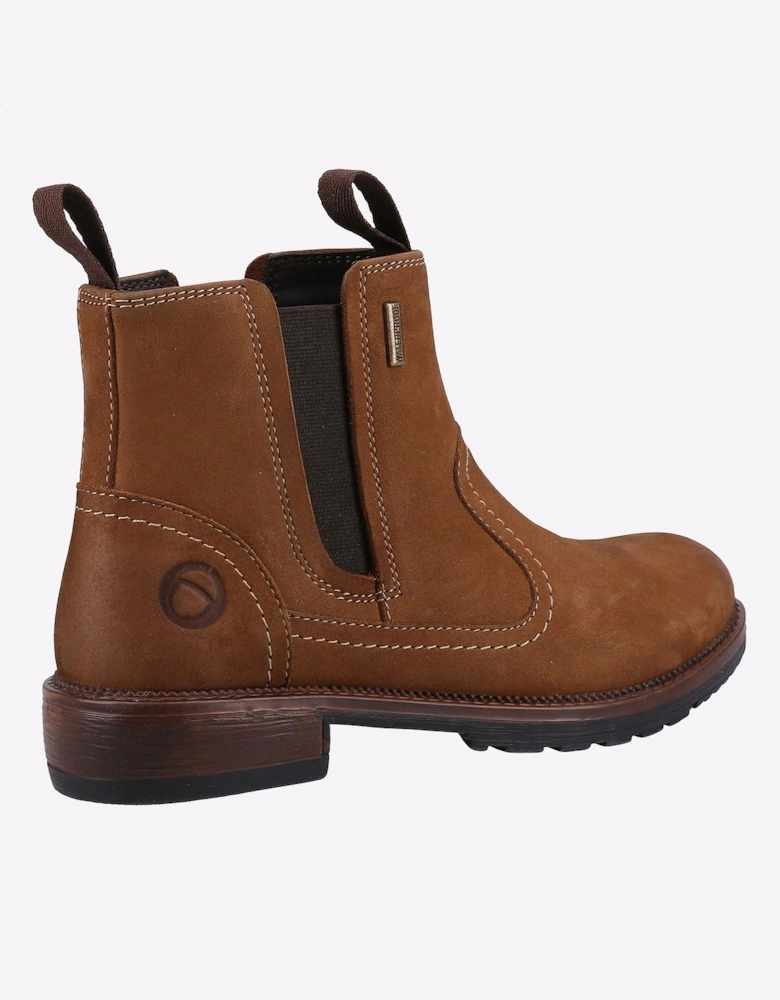 Cotswold Laverton Memory Foam Womens Leather Boots Tan