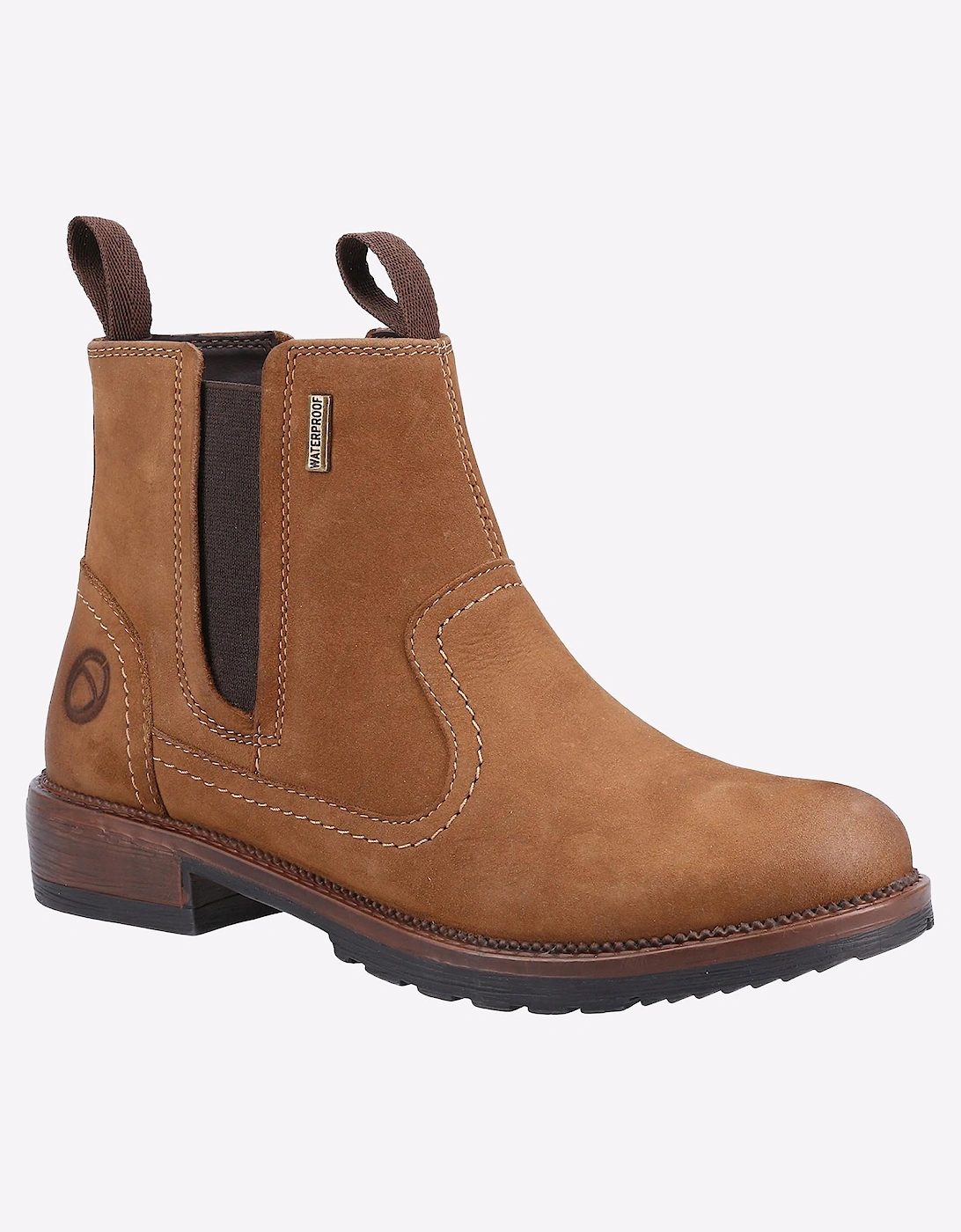 Cotswold Laverton Memory Foam Womens Leather Boots Tan