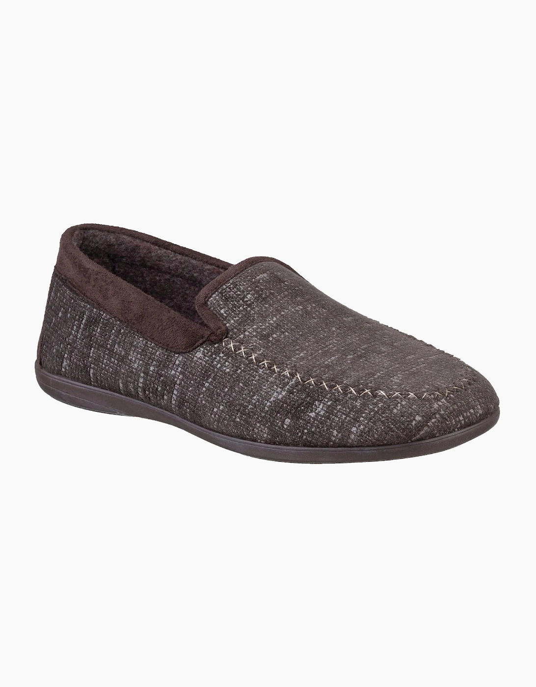 Cotswold Stanley Loafer Slipper Mens Brown