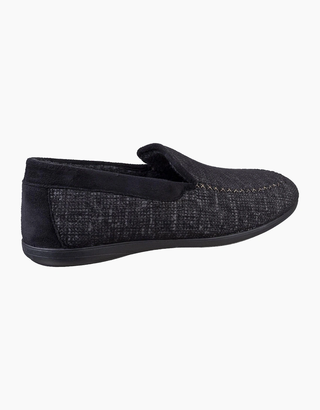Cotswold Stanley Loafer Slippers Mens Black