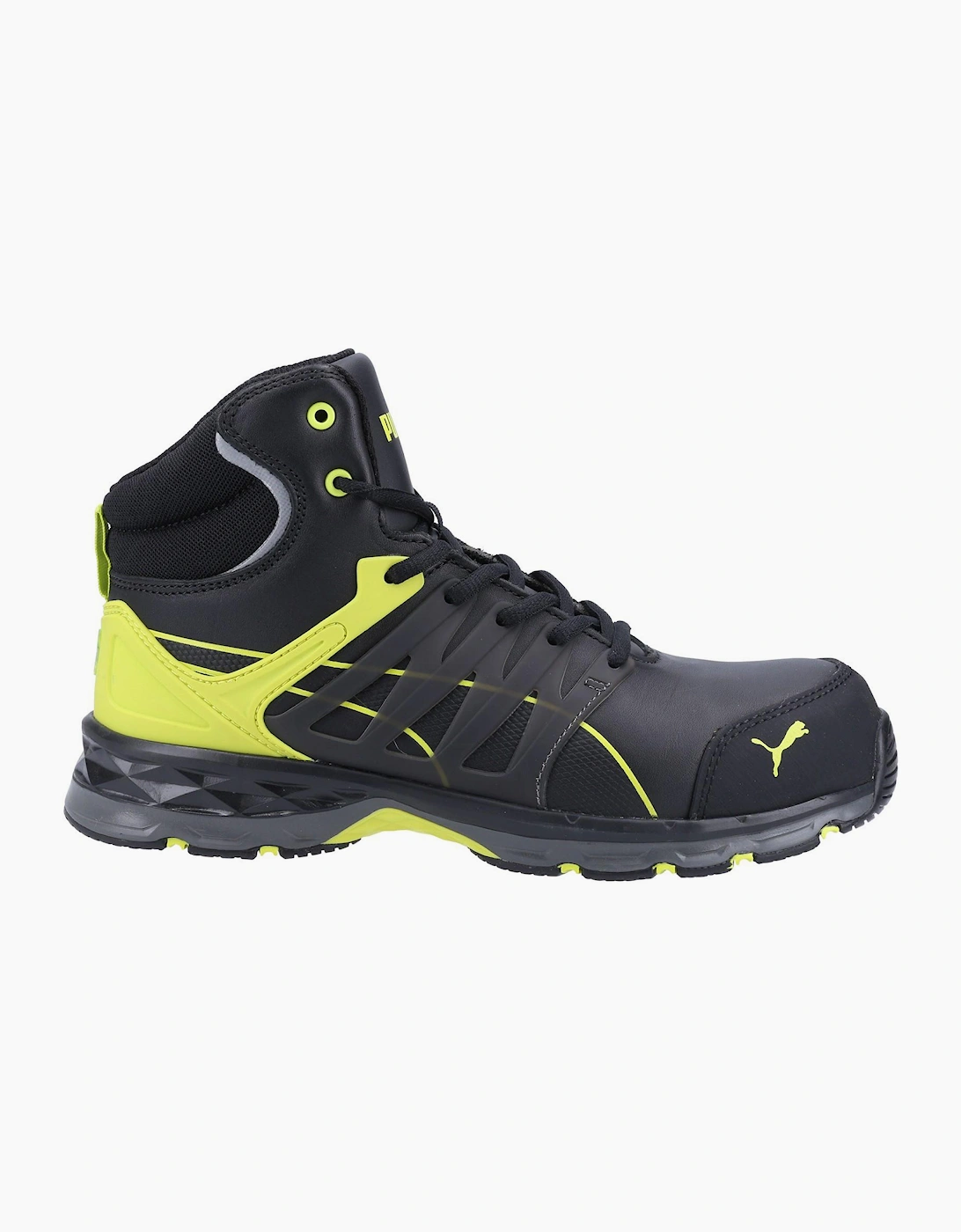 Puma Safety Puma Velocity 2.0 Mid Safety Boots Mens Black / Yellow