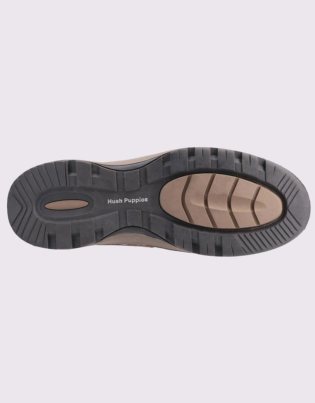 Hush Puppies Jasper Slip On Mens Leather Shoes Tan Nubuck