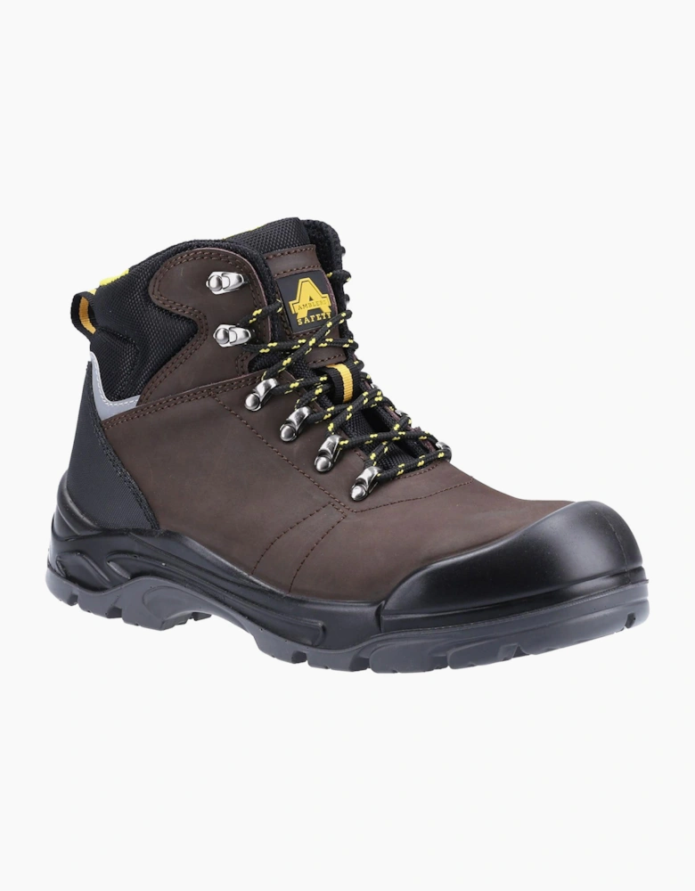 Amblers Safety Amblers AS203 Laymore Water Resistant Leather Safety Mens Brown