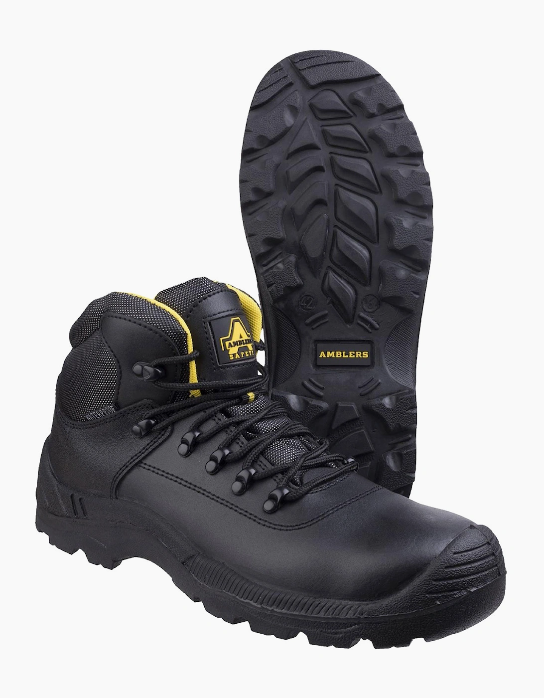 Amblers Safety Amblers FS220 Waterproof Leather Safety Boot Mens Black