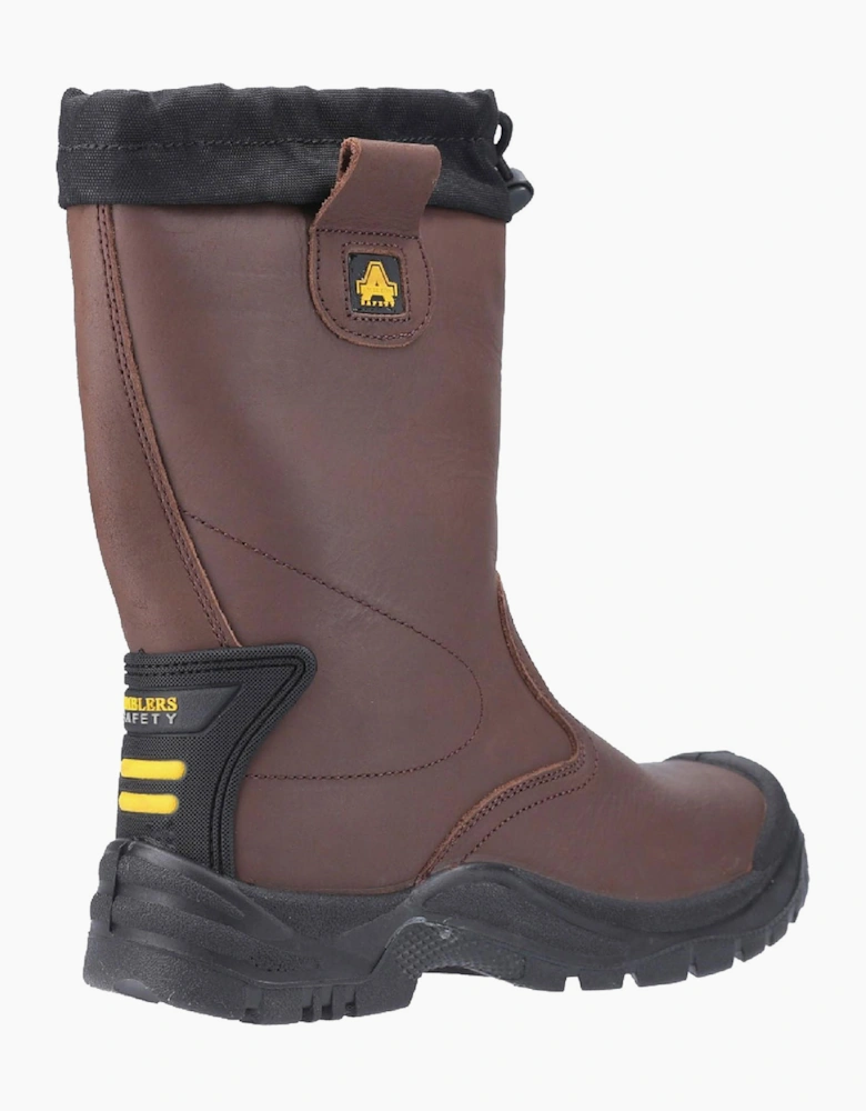 Amblers Safety FS245 Waterproof Rigger Boots Mens Brown