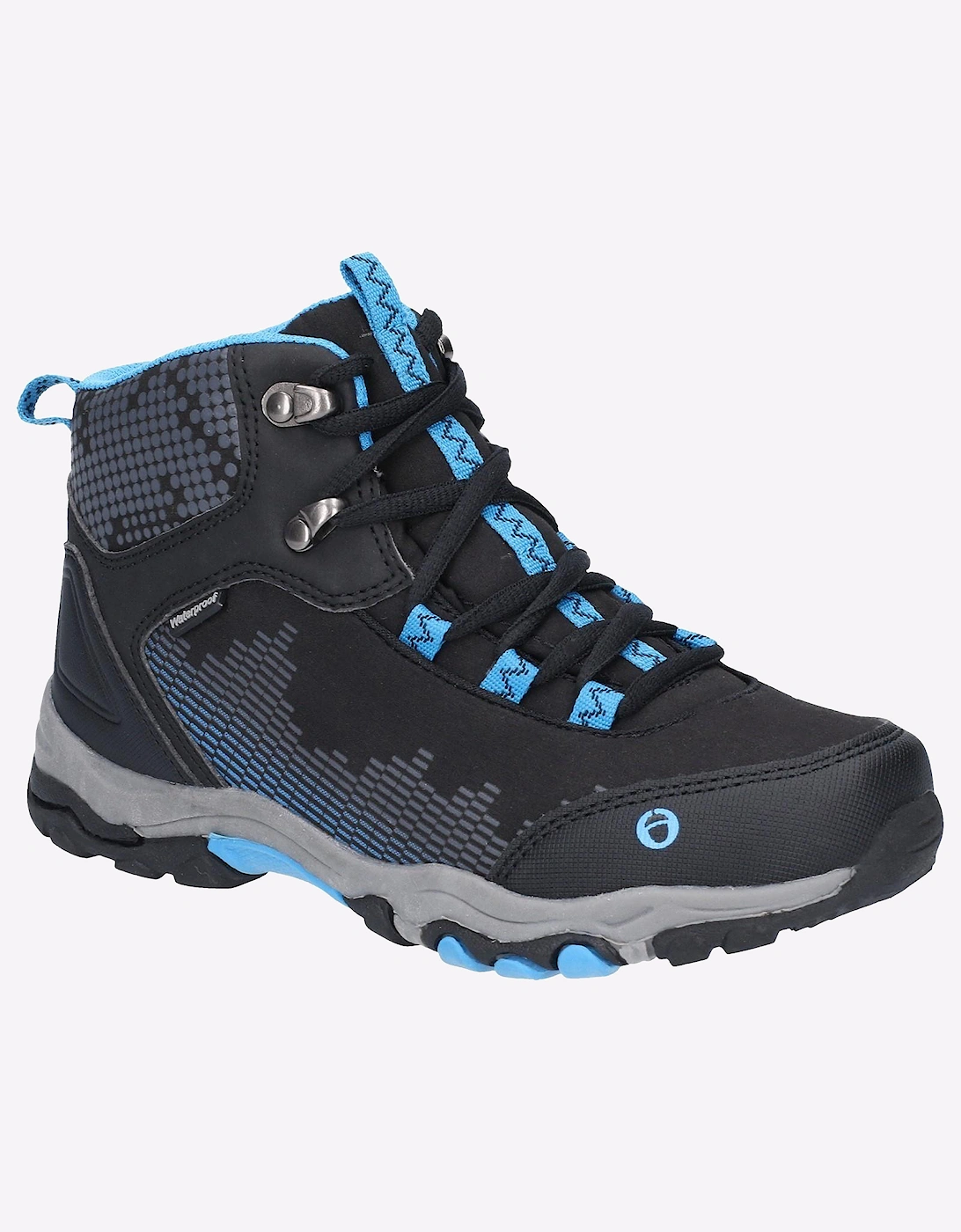 Cotswold Ducklington Waterproof Hiking Boot Junior Black / Blue