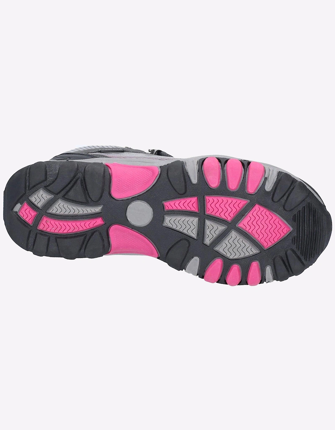Cotswold Ducklington Waterproof Junior Girls Hiking Boots Grey/Pink