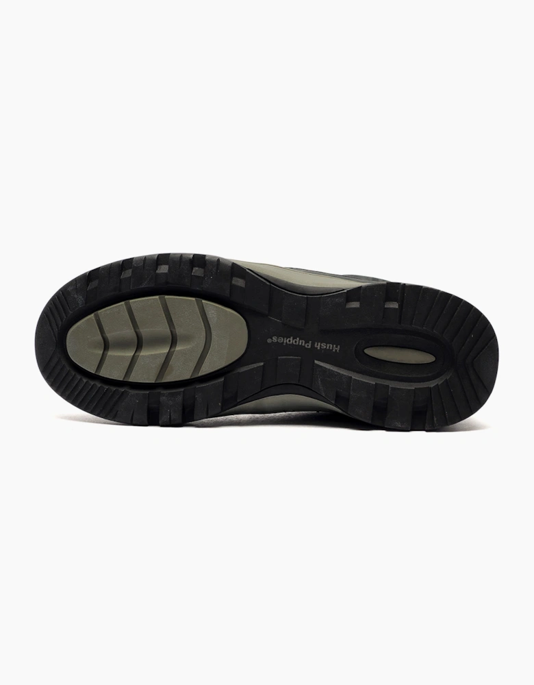 Hush Puppies Tucker Memory Foam Mens Shoes Navy Nubuck