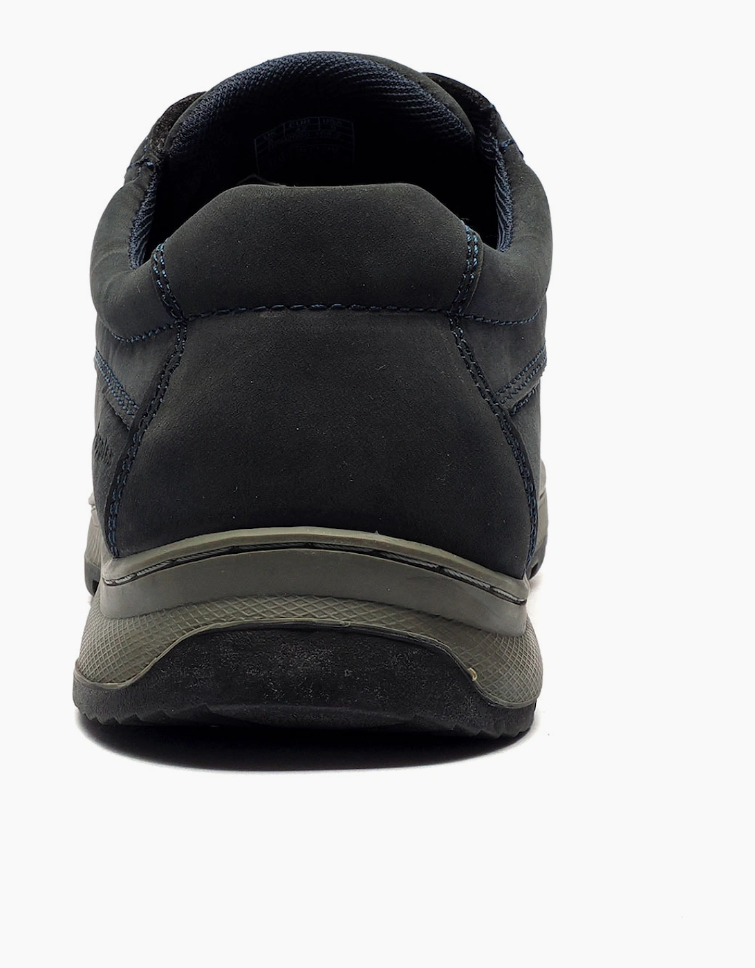 Hush Puppies Tucker Memory Foam Mens Shoes Navy Nubuck