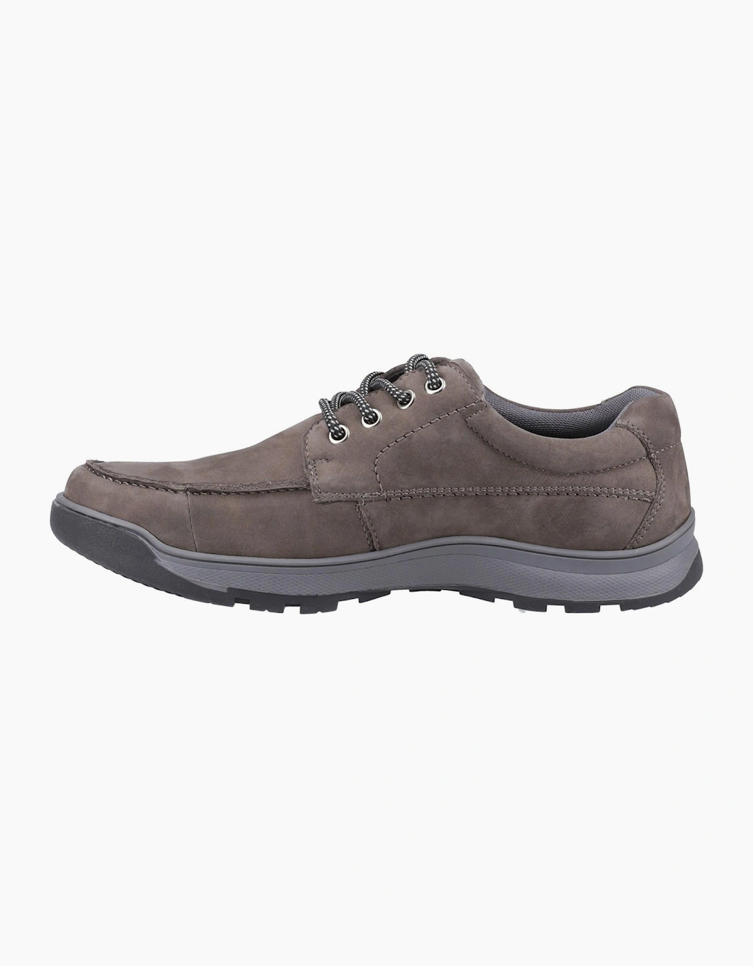Hush Puppies Tucker Memory Foam Mens Shoes Grey Nubuck
