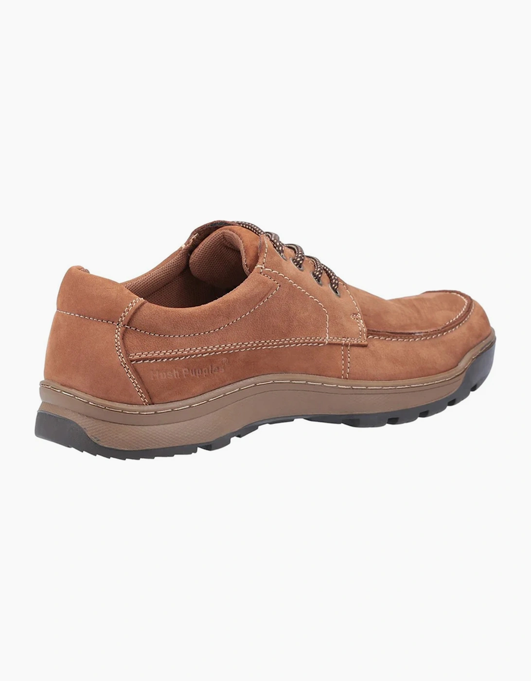 Hush Puppies Tucker Memory Foam Mens Shoes Tan Nubuck