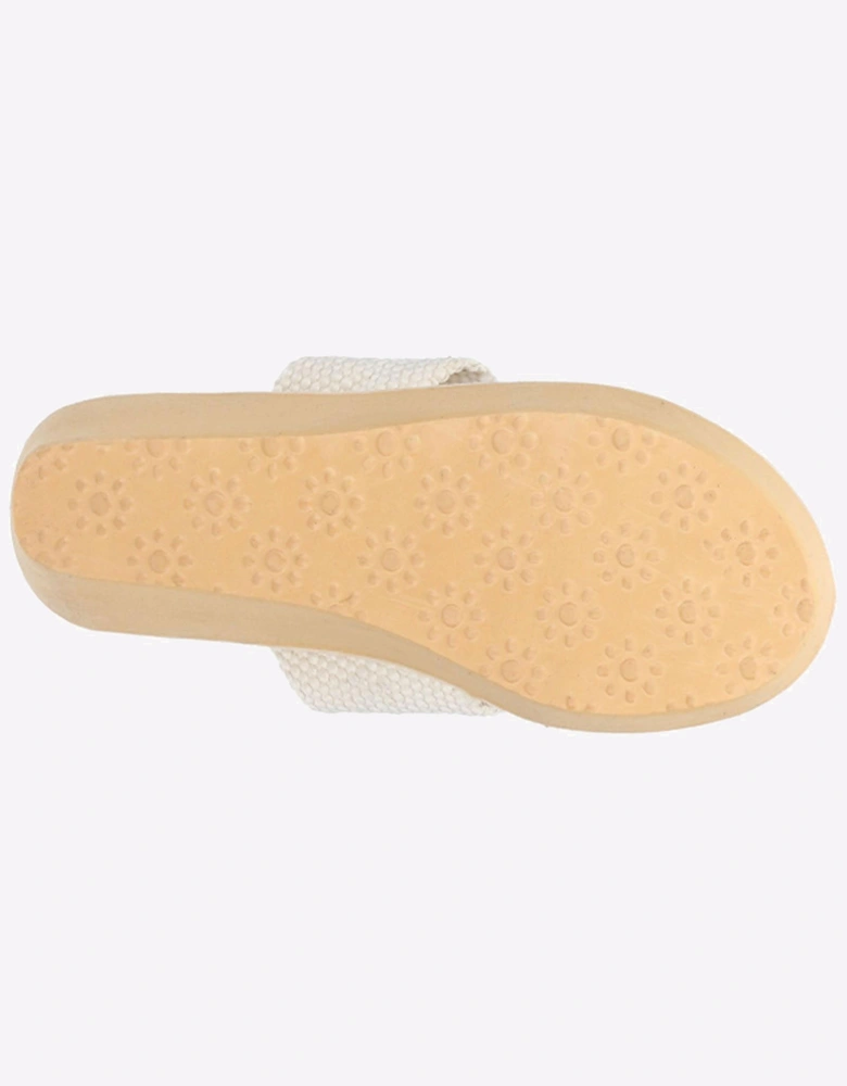 Rocket Dog Diver Webbing Womens Slip On Sandals Cream
