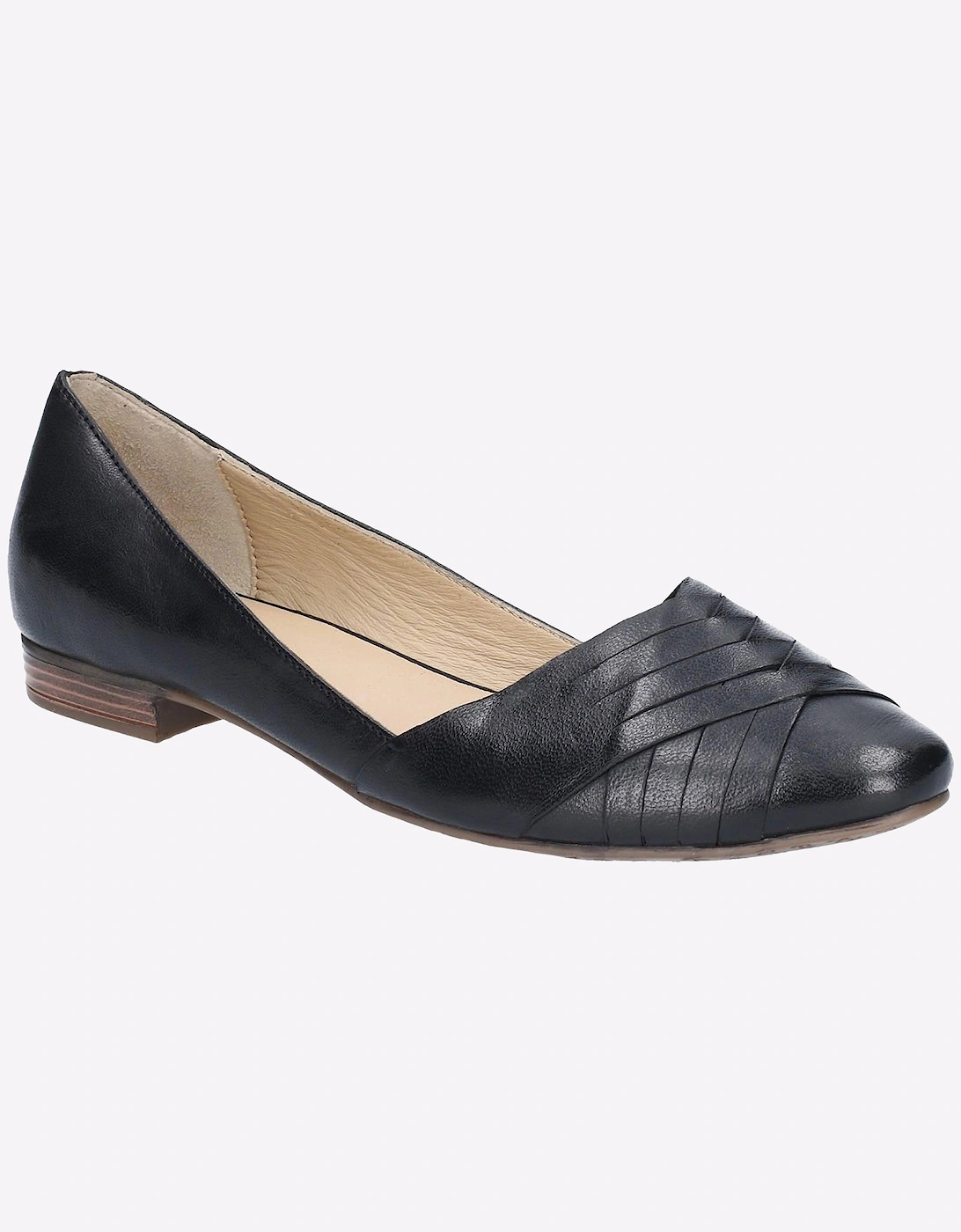 Hush Puppies Marley Ballerina Memory Foam Womens Shoes Black